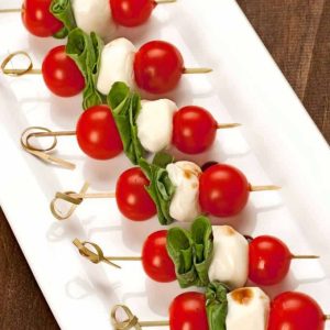 Capresesaladskewers
